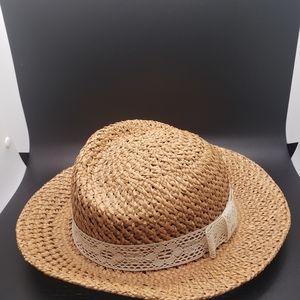 Vintage wicker hat